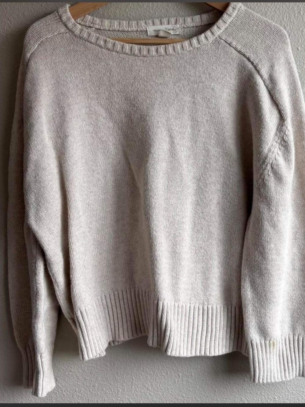Nordstrom Crewneck Knit Sweater in Light Beige